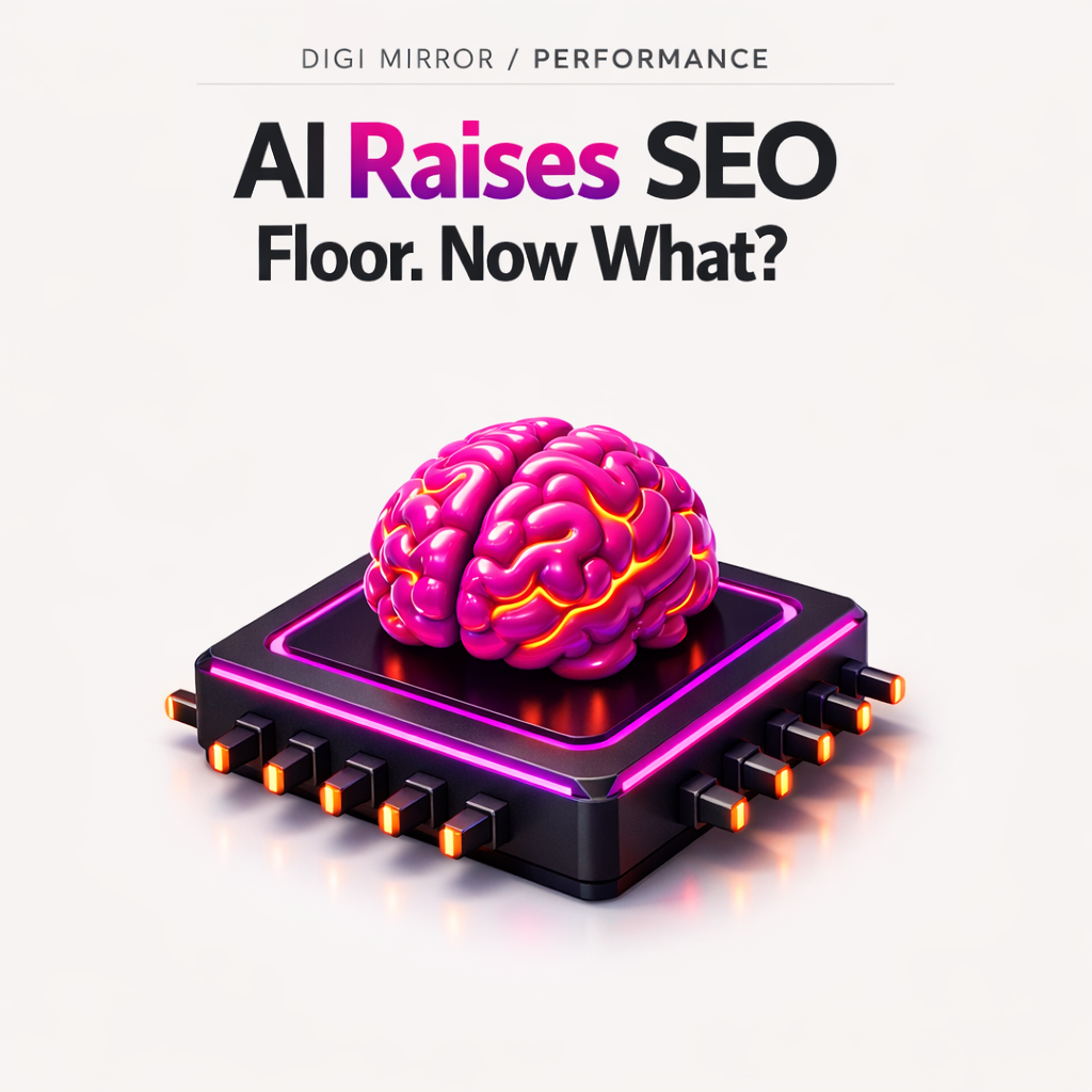 AI Raises the Floor on SEO — Experts Must Raise the Ceiling