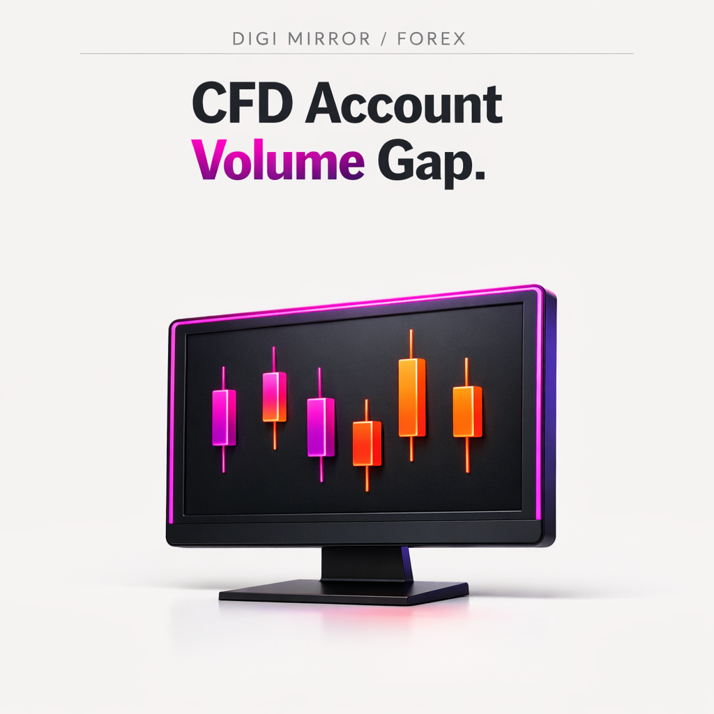 CFD Broker Account Volume Gaps Reveal Where Traders Actually Sit