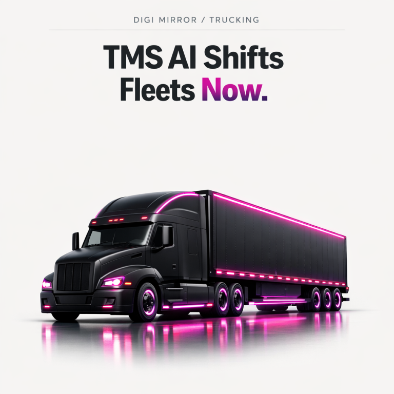 TMS AI Is Reshaping Trucking’s Back Office Now
