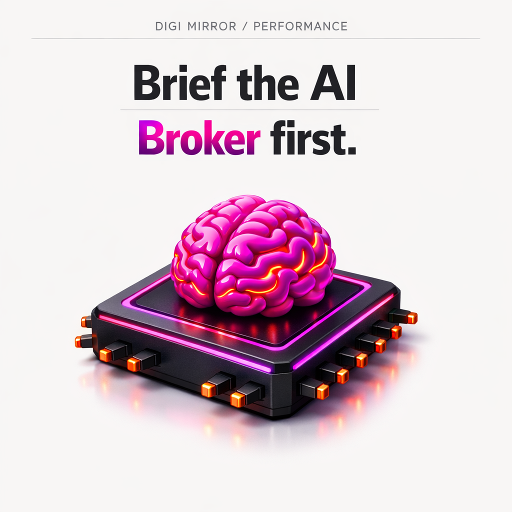 Train the AI Broker Before Rivals Out-Brief You
